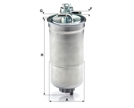 Fuel filter WK 853/3 x Mann, Image 2