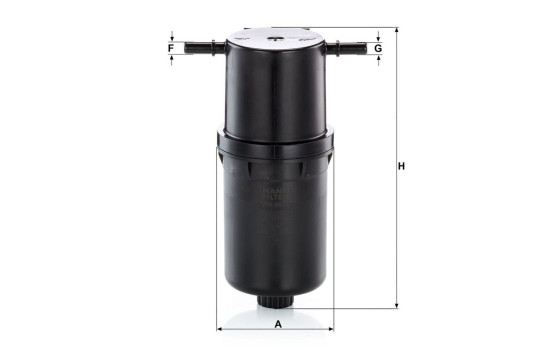Fuel filter WK 9024 MANN-FILTER, Image 2