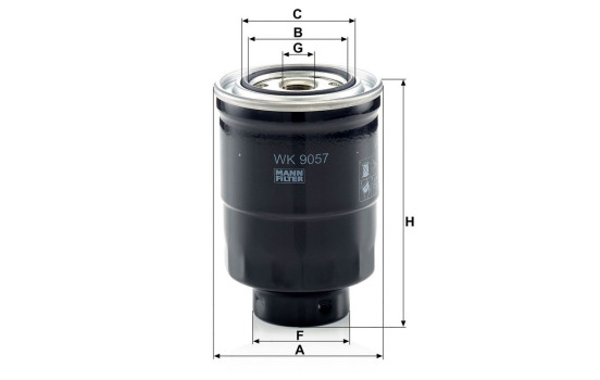 Fuel filter WK 9057 z MANN-FILTER, Image 3