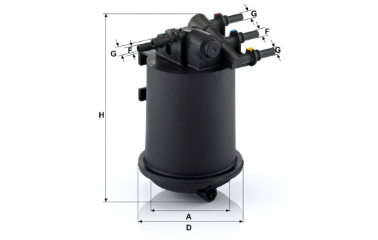 Fuel filter WK 939/1 Mann, Image 4