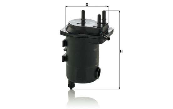 Fuel filter WK 939/10 x Mann, Image 4