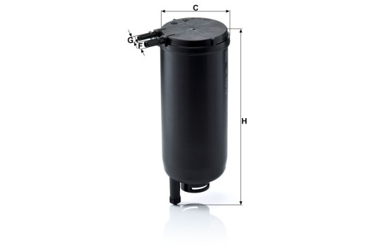 Fuel filter WK 939/14 x MANN-FILTER, Image 3