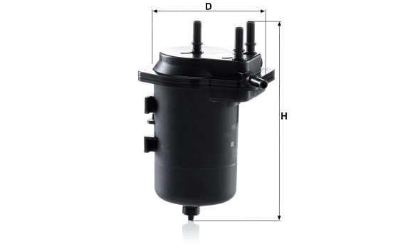 Fuel filter WK 939/6 MANN-FILTER, Image 2