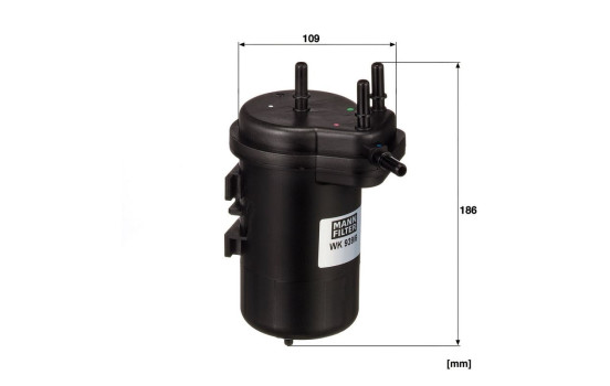 Fuel filter WK 939/6 MANN-FILTER, Image 4