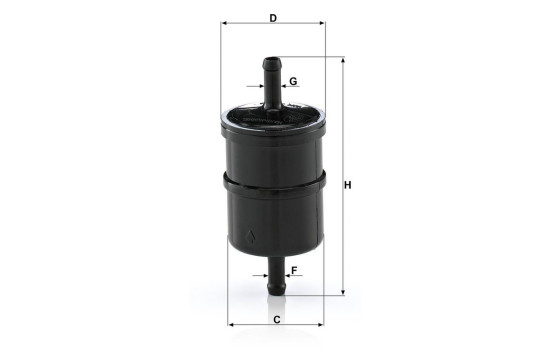 Fuel filter WK42/4 MANN-FILTER, Image 2