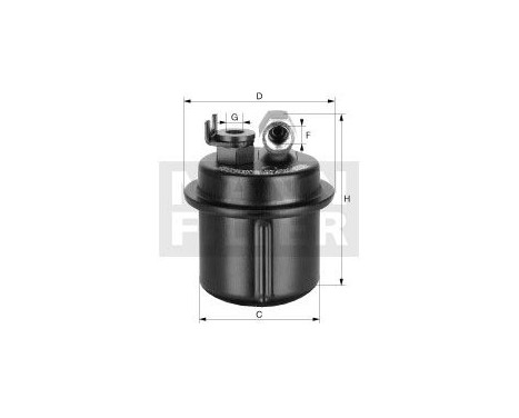 Fuel filter WK76/2 Mann, Image 2