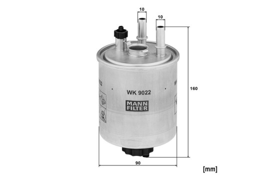 Fuel filter WK9022 MANN-FILTER, Image 5