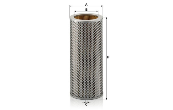 Filter, hydraulics H 13 104 MANN-FILTER, Image 2
