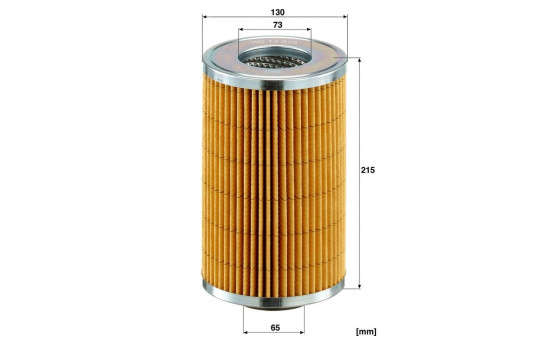 Filter, hydraulics HD 13 010 x MANN-FILTER, Image 2