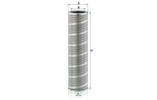 Filter, hydraulics HD 13 110 MANN-FILTER, Image 2