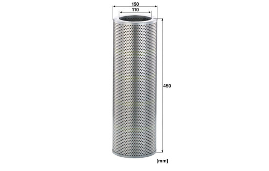Filter, hydraulics HD 15 174 x MANN-FILTER, Image 2