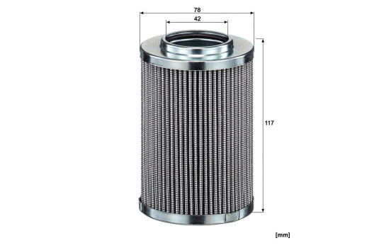 Filter, hydraulics HD 825/2 MANN-FILTER, Image 2