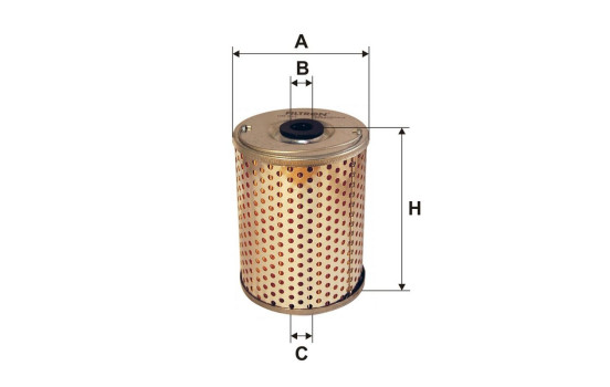Filter, hydraulics OM 611 Filtron, Image 2