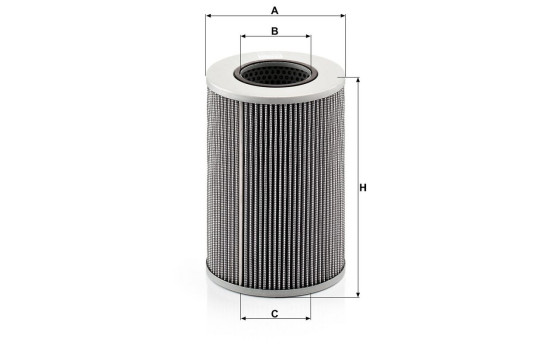 Filter, operating hydraulics HD 1258 MANN-FILTER, Image 2