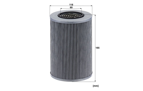 Filter, operating hydraulics HD 1258 MANN-FILTER, Image 3