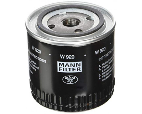 Filter, operating hydraulics W 920 Mann
