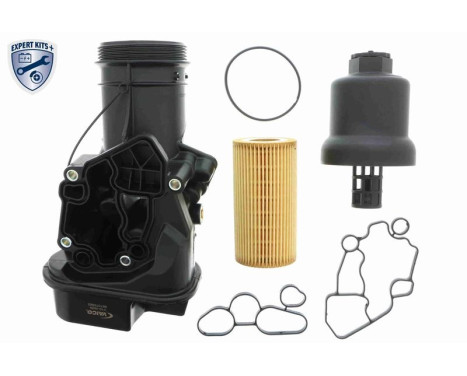Housing, oil filter Original VAICO Quality V10-3699