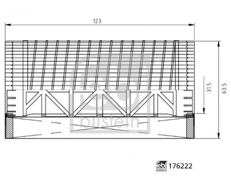 Oil Filter 176222 FEBI