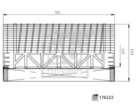 Oil Filter 176222 FEBI, Image 2