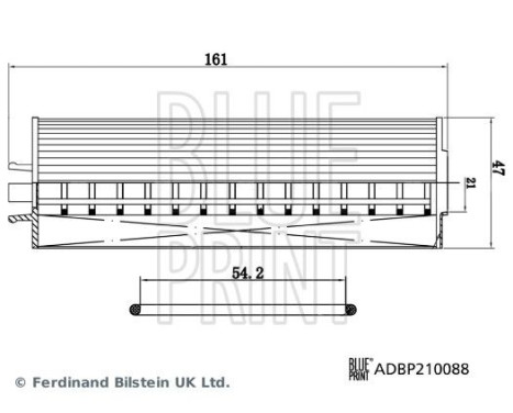 oil filter ADBP210088 Blue Print, Image 3