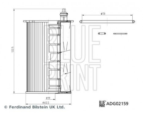 Oil Filter ADG02159 Blue Print