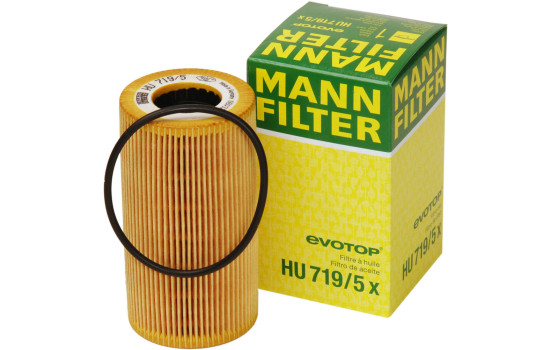 Oil Filter evotop HU719/5X MANN-FILTER, Image 3