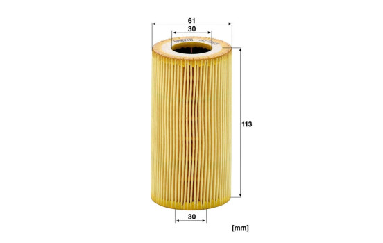 Oil Filter evotop HU719/5X MANN-FILTER, Image 6
