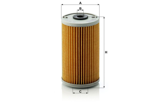 Oil Filter H 614 x Mann, Image 3