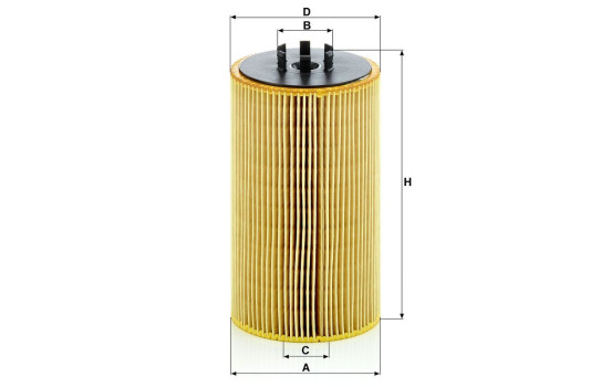 Oil Filter HU 13 125/3 x Mann, Image 3