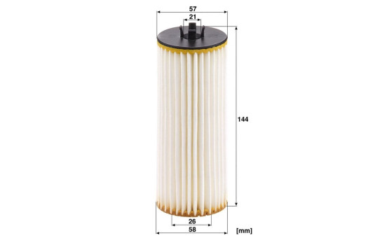 Oil Filter HU 6008/1 z MANN-FILTER, Image 4