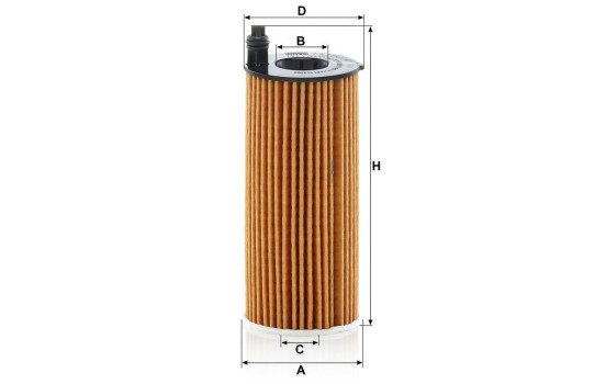Oil Filter HU 6014/1 z MANN-FILTER, Image 4