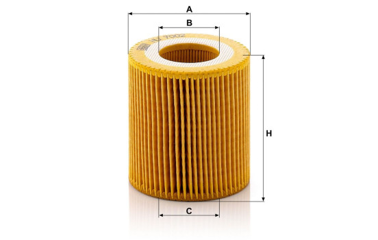 Oil Filter HU 7002 z Mann, Image 4