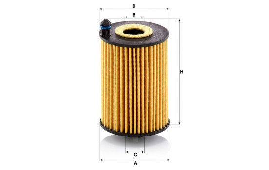 Oil Filter HU 7046 z MANN-FILTER, Image 3