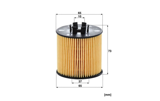 Oil Filter HU 712/6 x Mann, Image 3