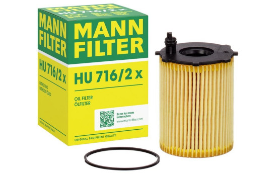 Oil Filter HU 716/2 x Mann, Image 4