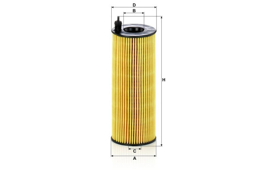 Oil Filter HU 721/5 x Mann, Image 3