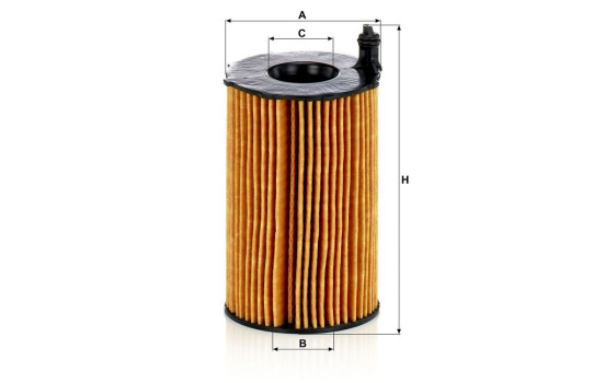 Oil Filter HU 8005 z Mann, Image 3