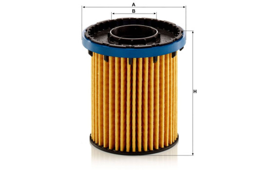 oil filter HU 8016 MANN-FILTER, Image 2