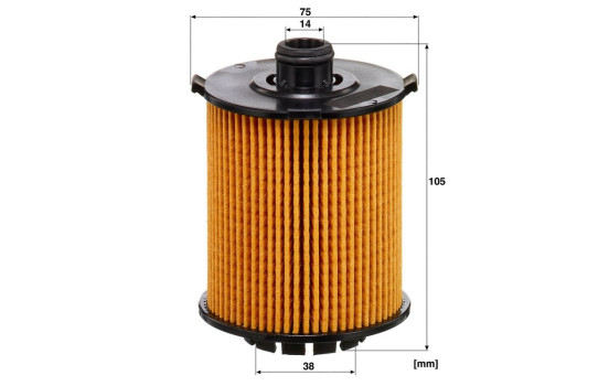 Oil filter HU 8018 z MANN-FILTER, Image 8