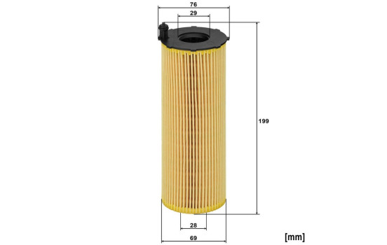 Oil Filter HU 831 x MANN-FILTER, Image 9