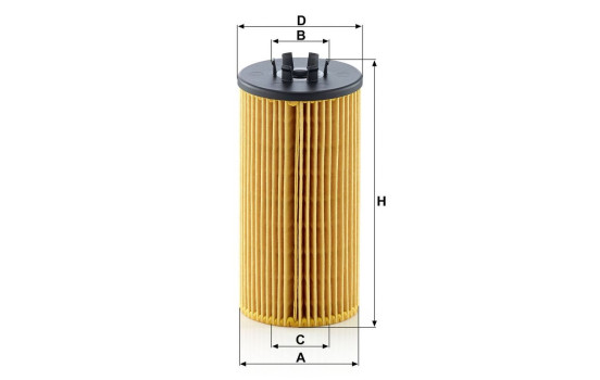 Oil Filter HU 835/1 z Mann, Image 3
