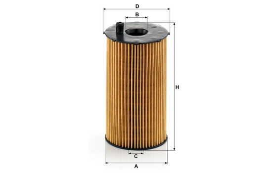Oil Filter HU 934/1 x Mann, Image 4