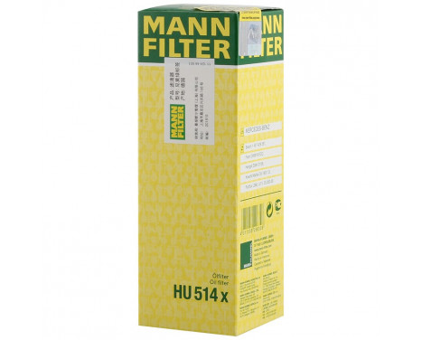Oil Filter HU514X Mann, Image 4