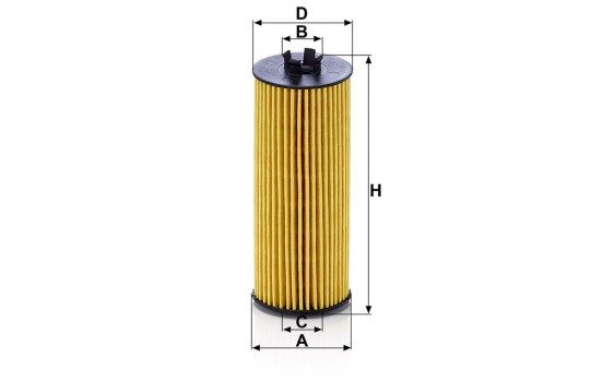 Oil Filter HU6009Z Mann, Image 5