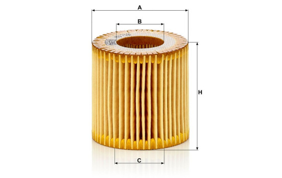 Oil Filter HU710X MANN-FILTER, Image 3