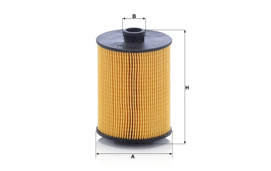 Oil Filter HU8009Z Mann, Image 7