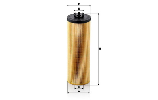 Oil Filter HU842X Mann, Image 3