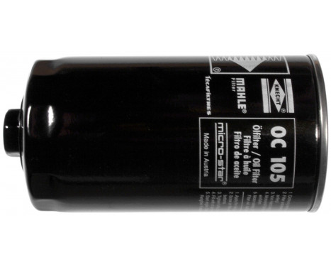 Oil Filter OC 105 Mahle, Image 2