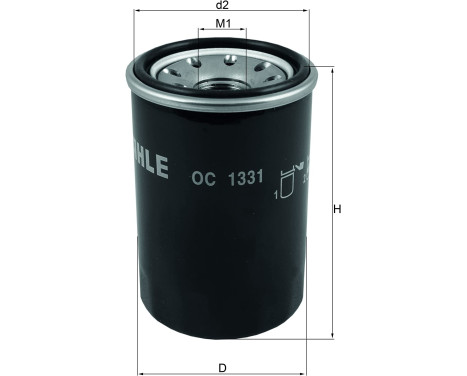 Oil Filter OC 1331 Mahle