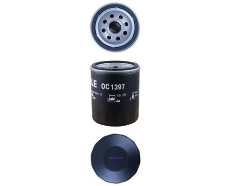 Oil Filter OC 1397 Mahle, Image 3